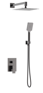 VALVEX Zestaw natryskowy, podtynkowy ARS GUN METAL.