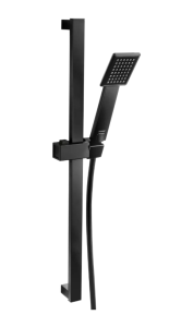 FERRO Zestaw natryskowy, przesuwny SINUS BLACK, 1-funkcyjny.