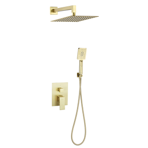 VALVEX Zestaw natryskowy ARS BRUSHED GOLD podtynkowy.